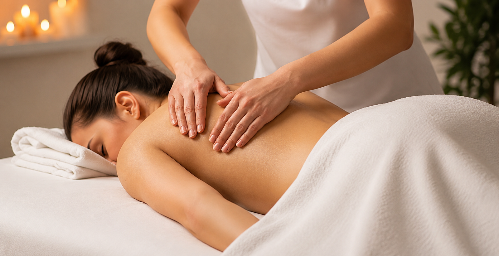 Relaxing massage treatment at BlossomWellnessSpa